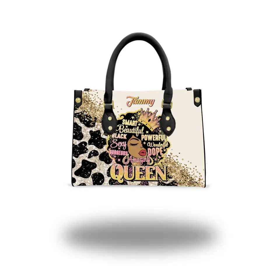 Black Queen Afro Women Personalized Hand Bags for Black Girls