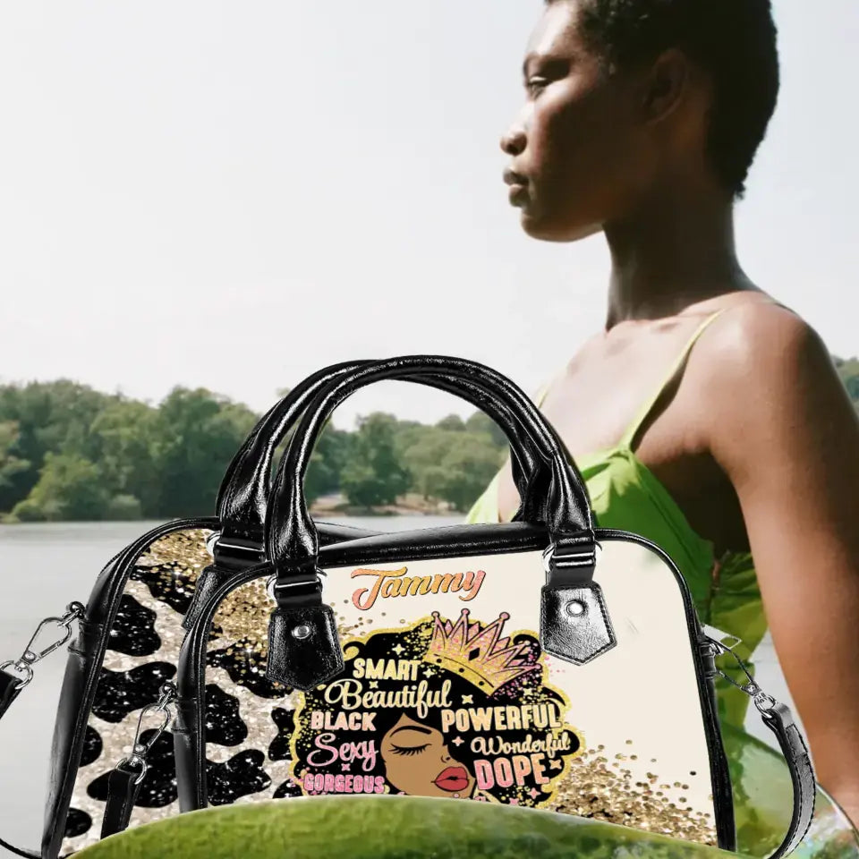 Black Queen Afro Women Personalized Hand Bags for Black Girls