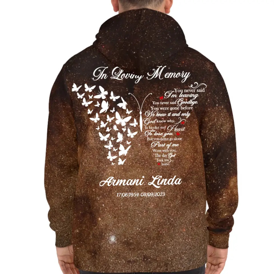 In Loving Memory Rest In Peace Memorial Gifts Galaxy Hoodie