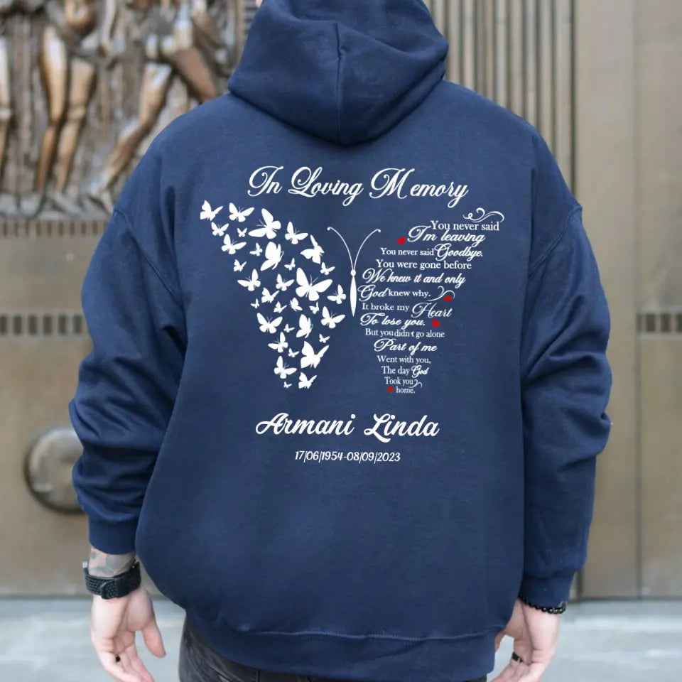 In Loving Memory Rest In Peace Memorial Gifts Hoodie Sweatshirt