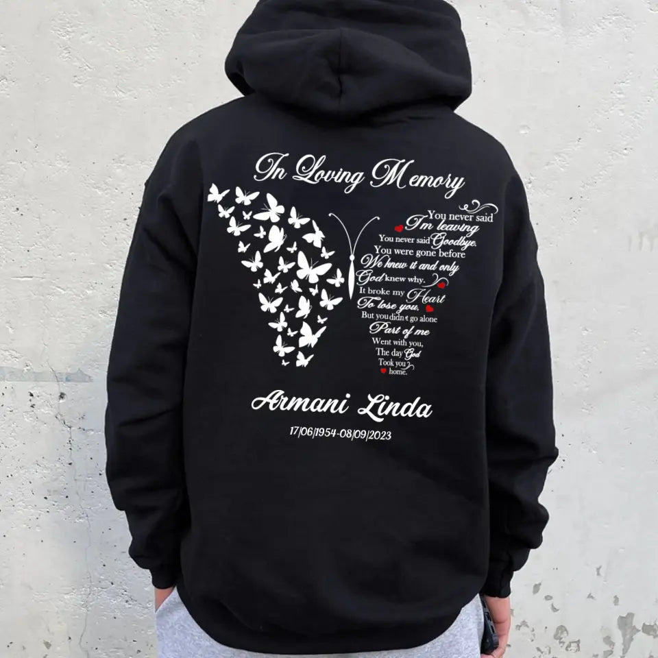In Loving Memory Rest In Peace Memorial Gifts Hoodie Sweatshirt