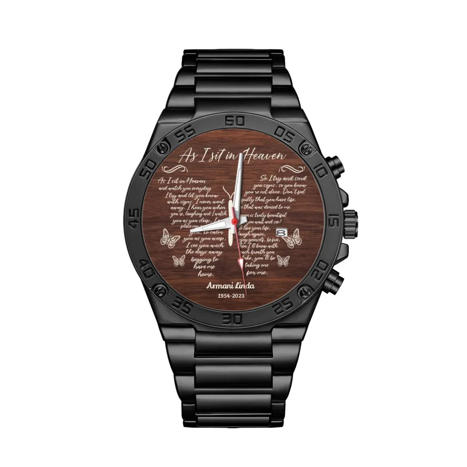 Mockup Gentleman Stainless Steel Watch