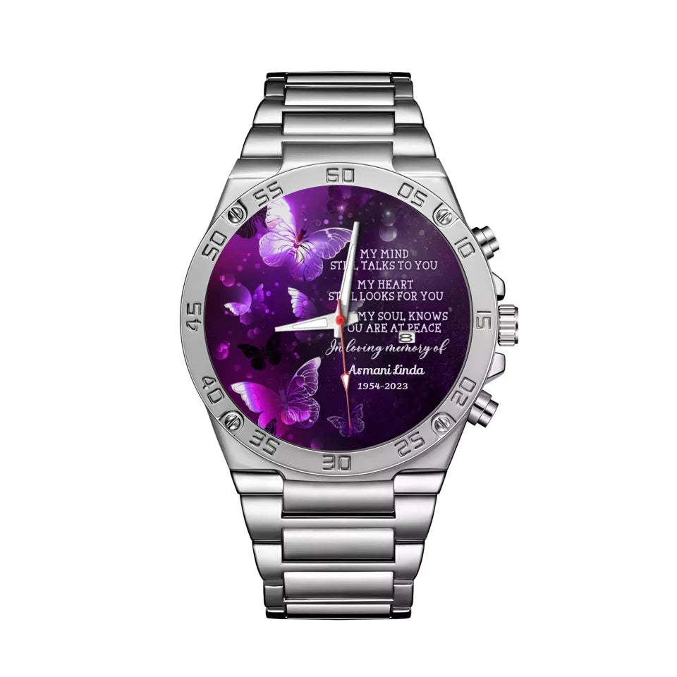 Mockup Gentleman Stainless Steel Watch-1