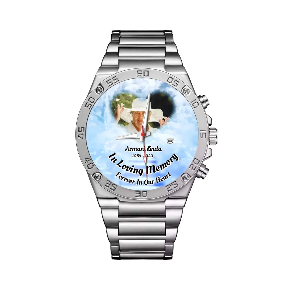 Mockup Gentleman Stainless Steel Watch-1