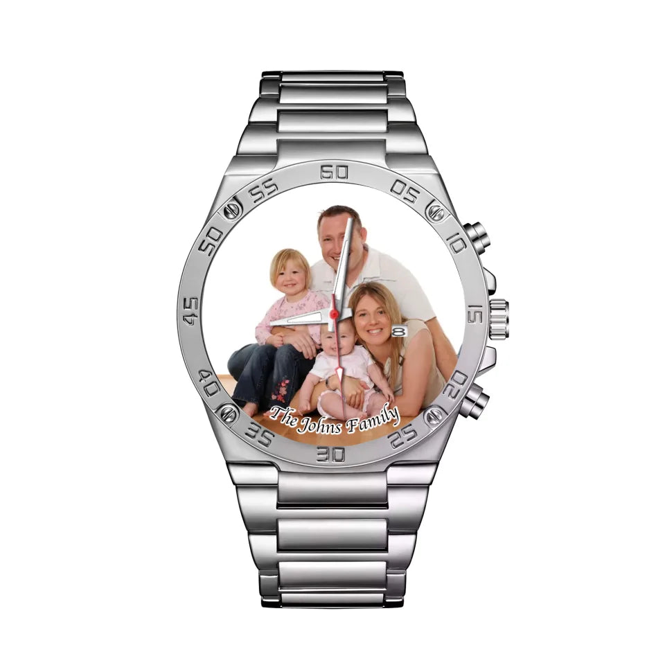 Mockup Gentleman Stainless Steel Watch-1