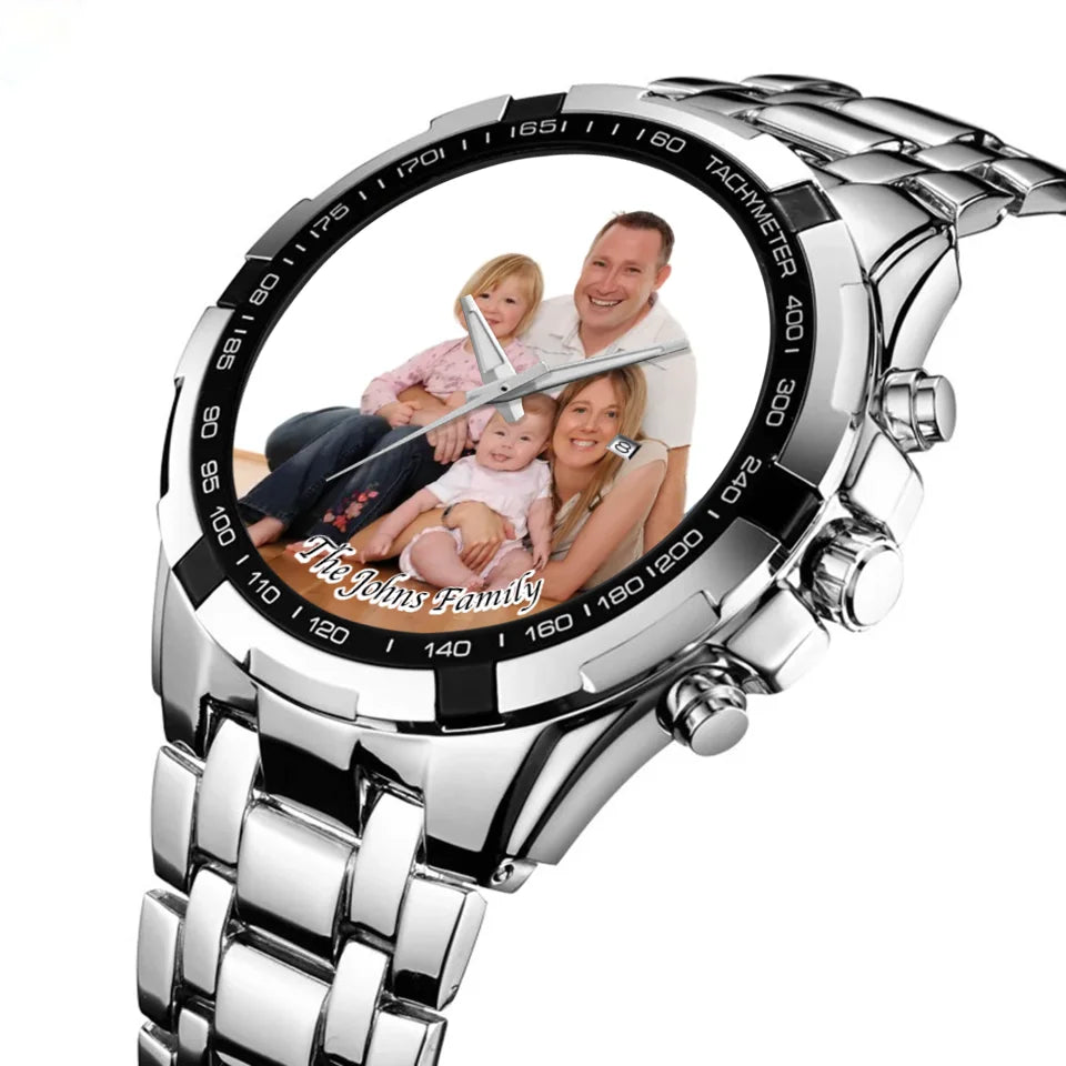Mockup Men Quartz Wristwatch