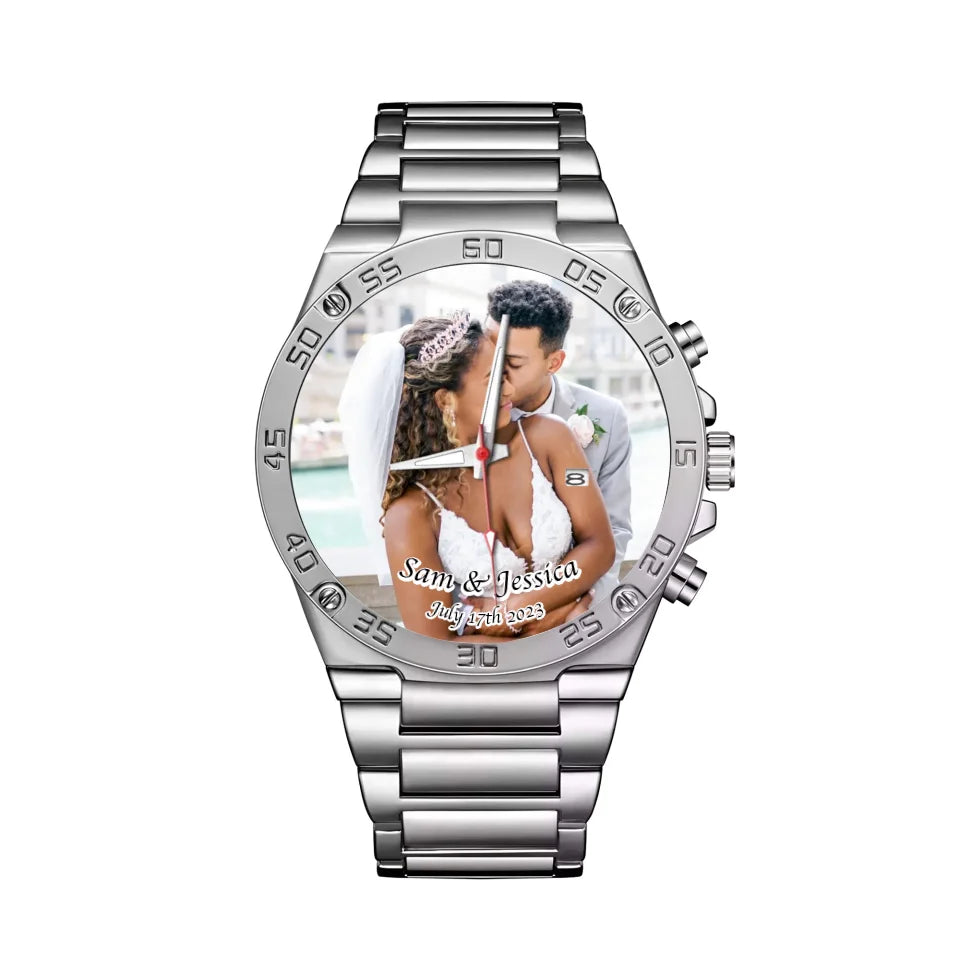 Mockup Gentleman Stainless Steel Watch-1
