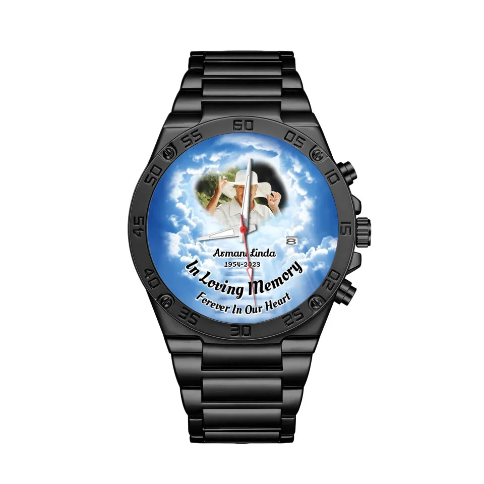 Mockup Gentleman Stainless Steel Watch