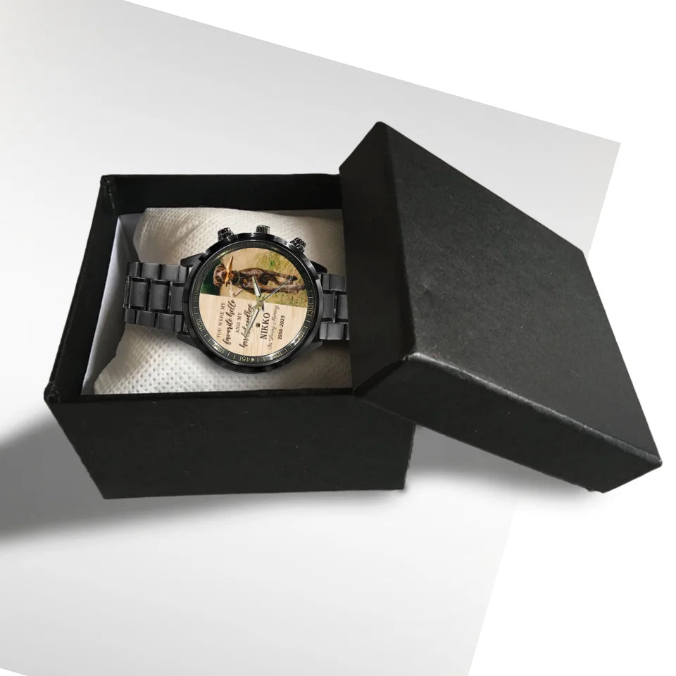 Pet Memorial Gift Loss of Dog Gift In Loving Memory Personalized Watch