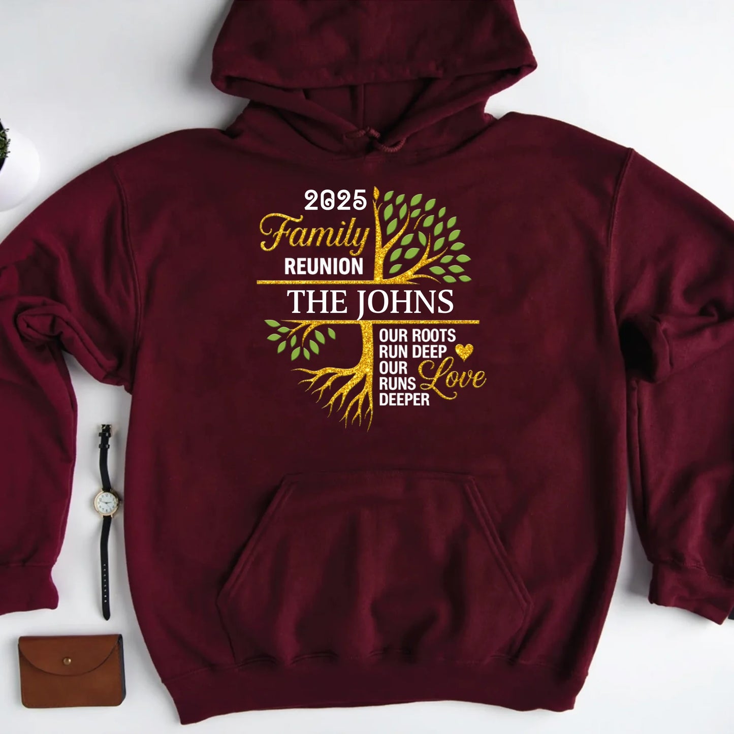 Maroon Hoodie-mk