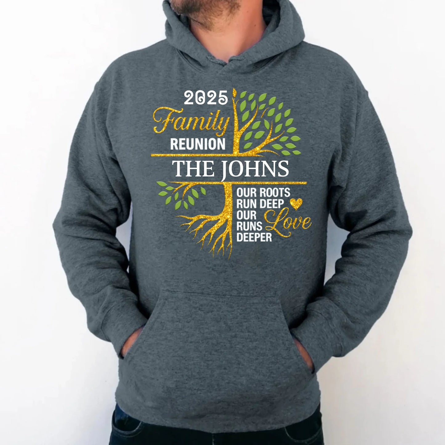 Personalized Our Roots Run Deep Hoodie – Family Reunion Hoodie