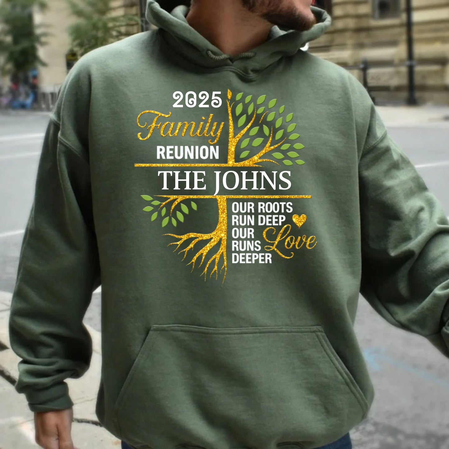 Personalized Our Roots Run Deep Hoodie – Family Reunion Hoodie