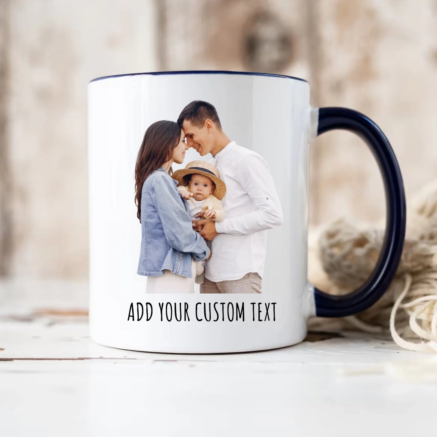Dark Navy-Accent-Mug