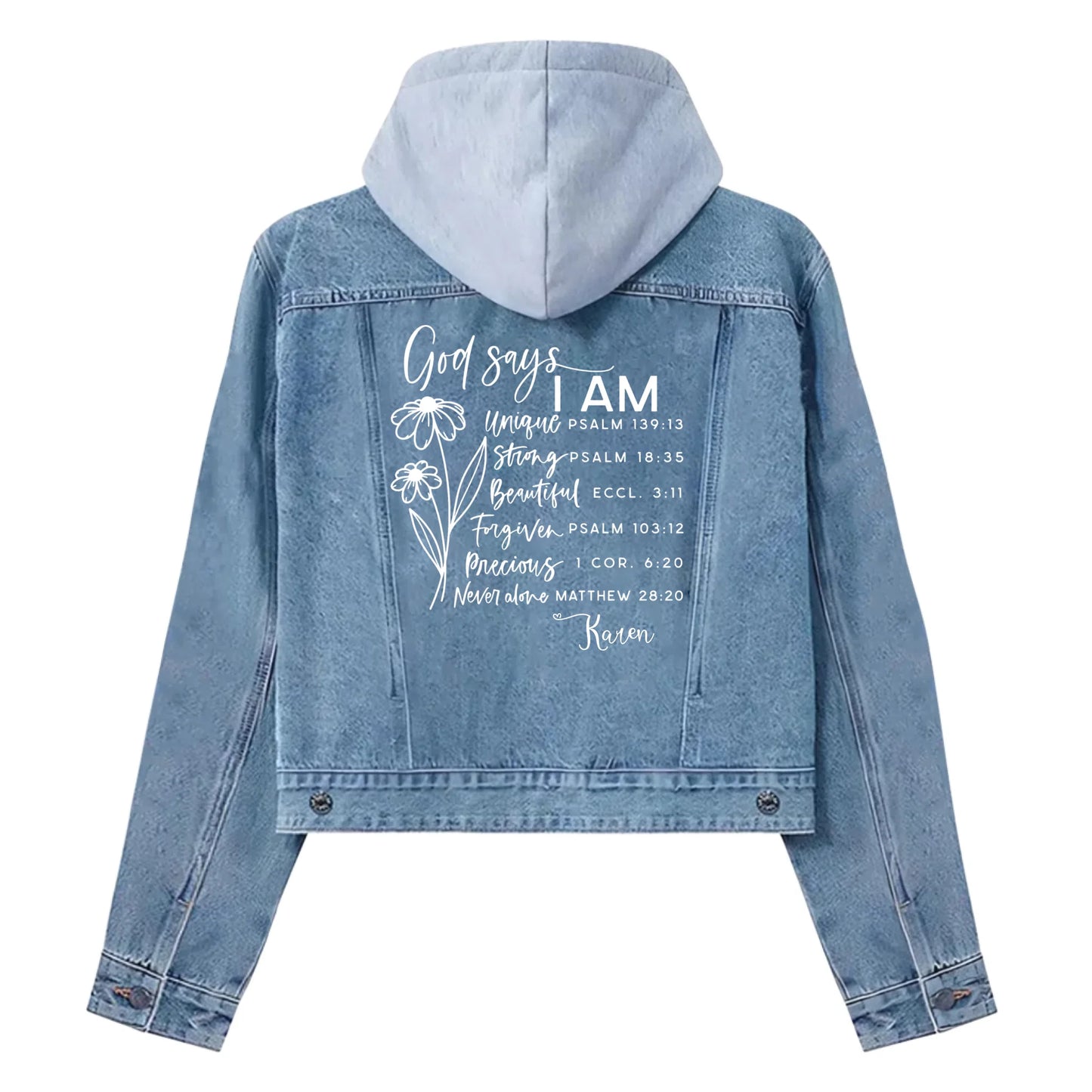 Women’s 2D Denim Jacket-Back