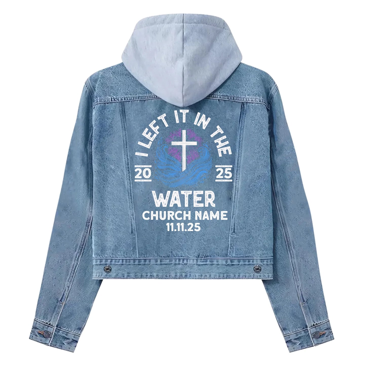 Women’s 2D Denim Jacket-Back