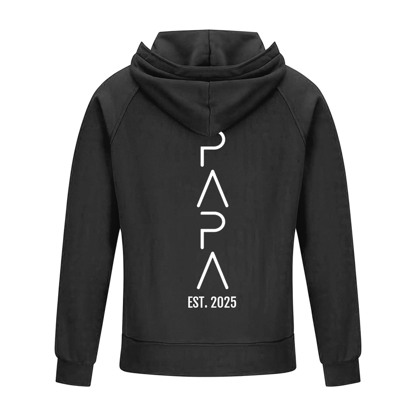 2D Vintage Quarter Zip Hoodie-black