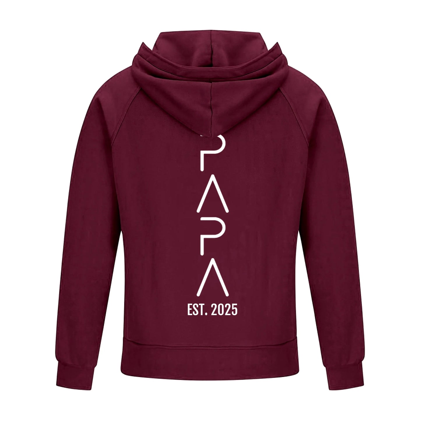 2D Vintage Quarter Zip Hoodie-wine-red