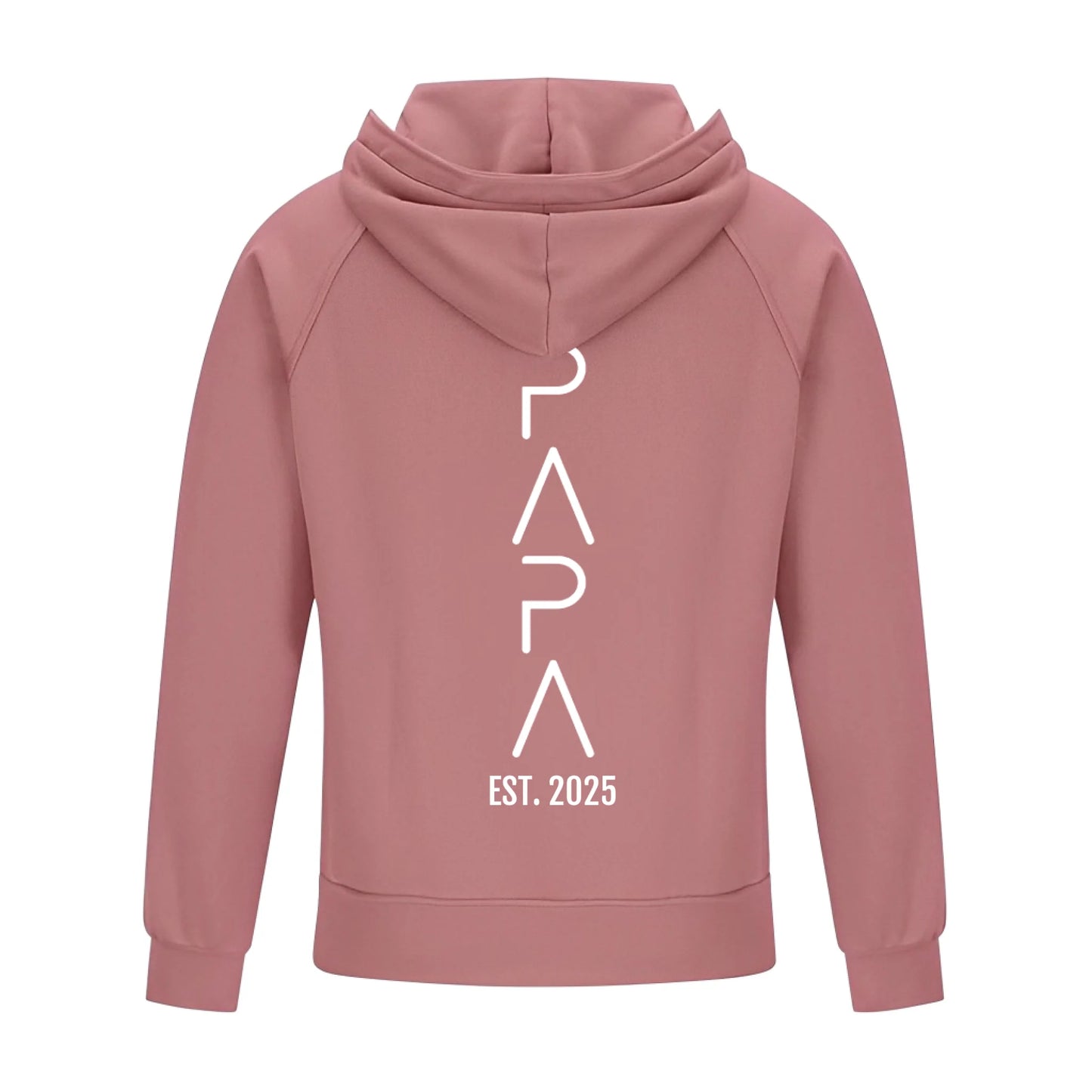 2D Vintage Quarter Zip Hoodie -Pink