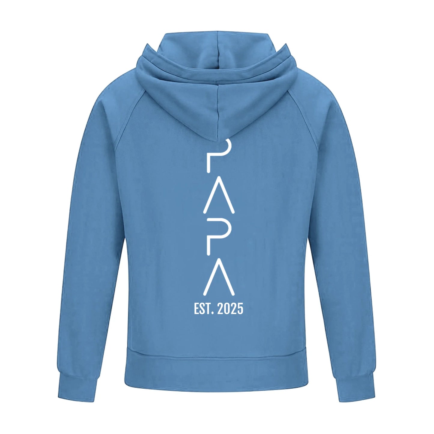 2D Vintage Quarter Zip Hoodie -Blue