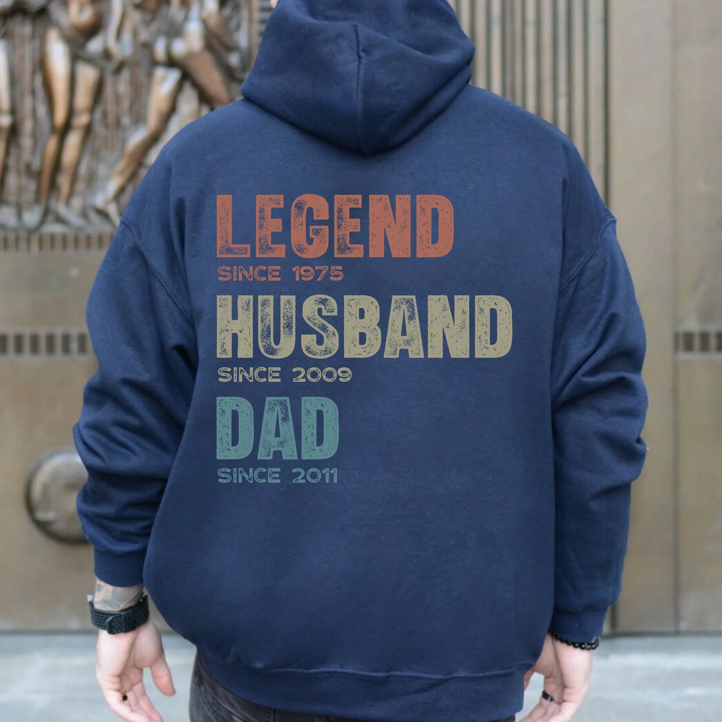 Custom Legend Since Hoodie – Personalized Hoodie Gift for Dad, Husband, Grandad