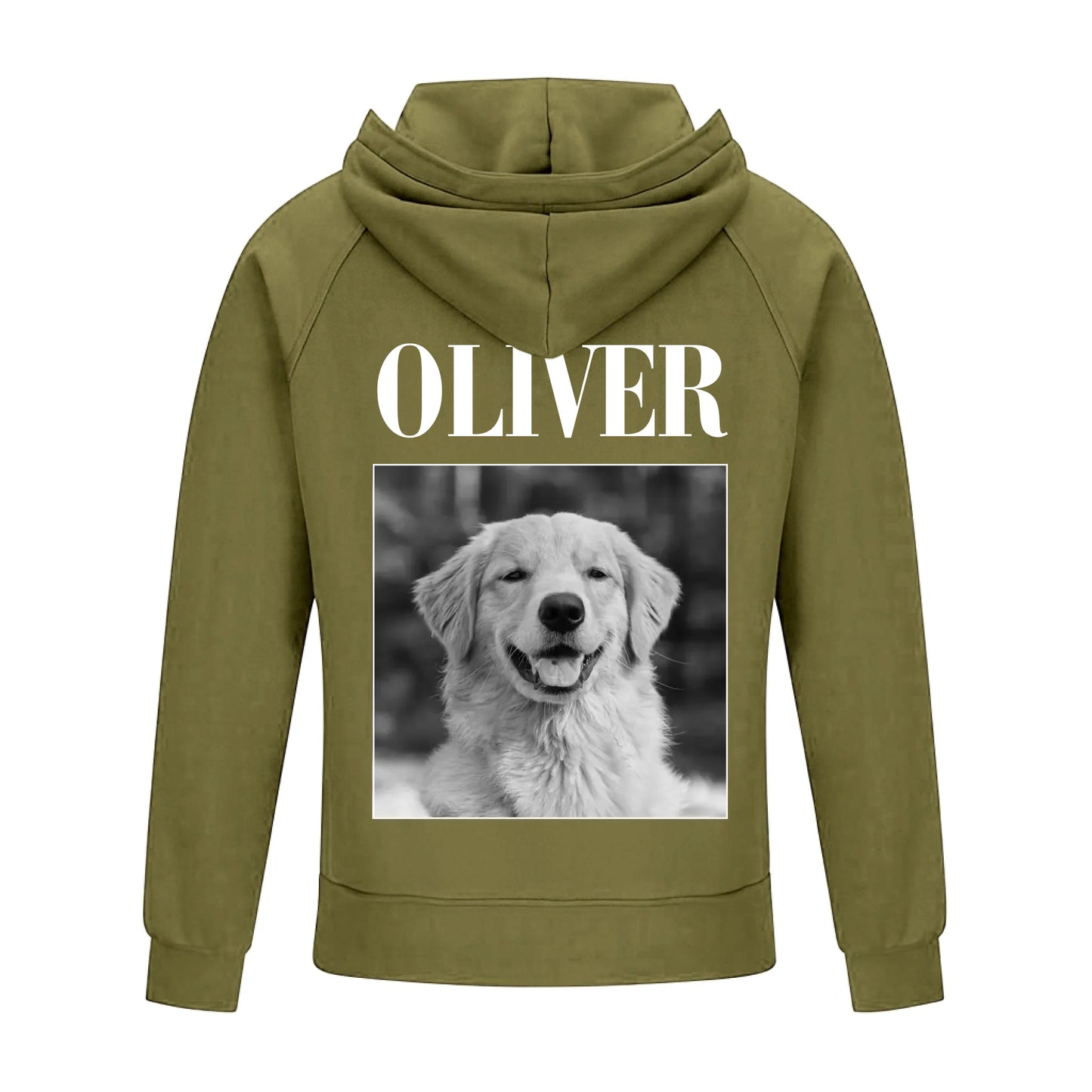 2D Vintage Quarter Zip Hoodie -green