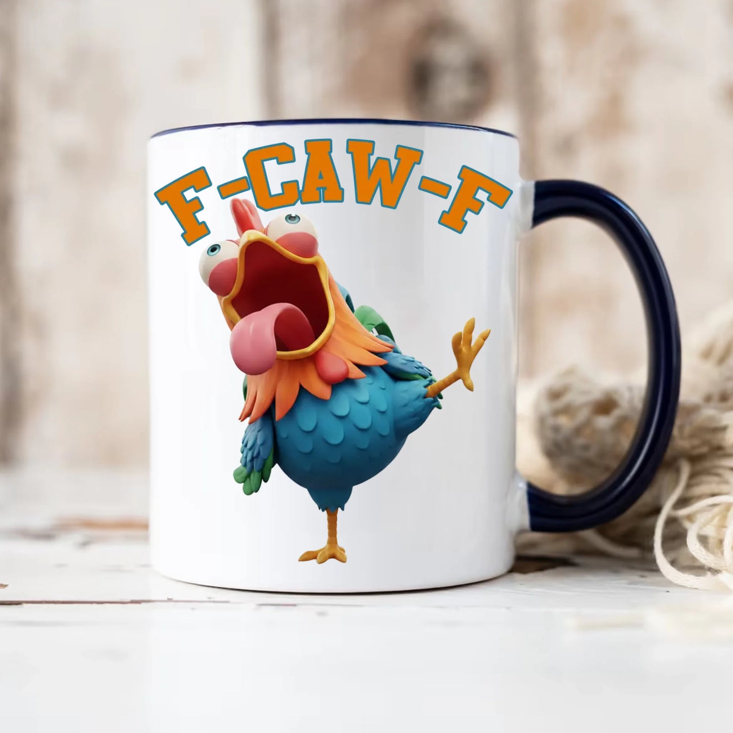 Dark Navy-Accent-Mug