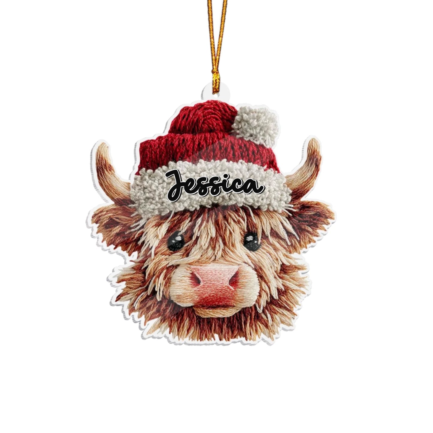 Highland Cow Ornament