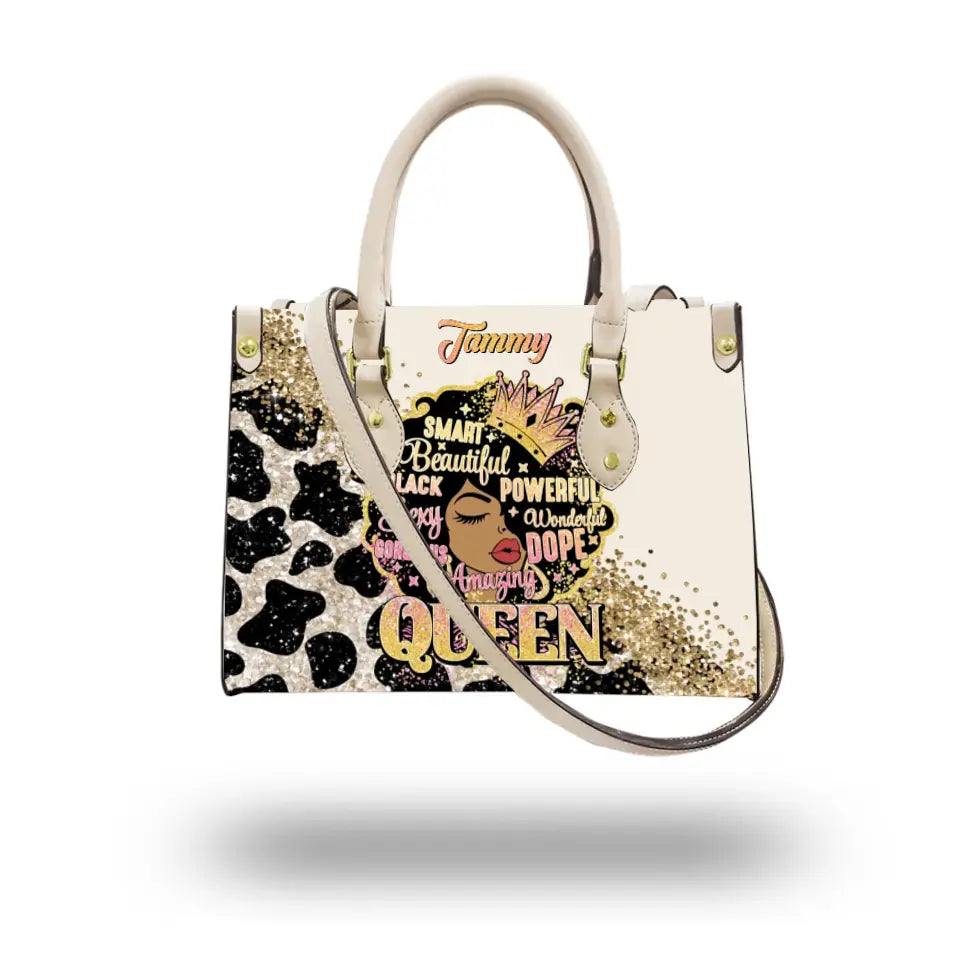 Black Queen Afro Women Personalized Hand Bags for Black Girls