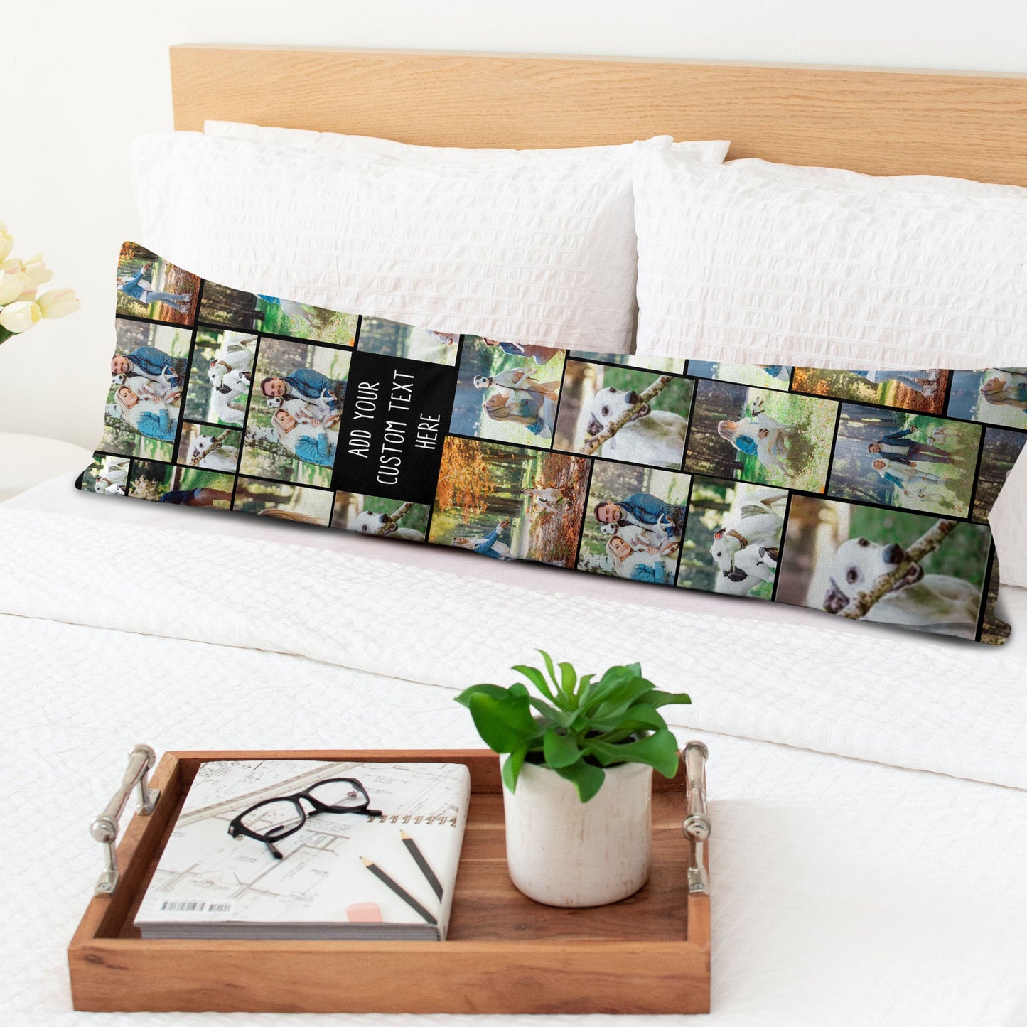 Create Your Own Custom Body Pillow with Collage Photo & Text