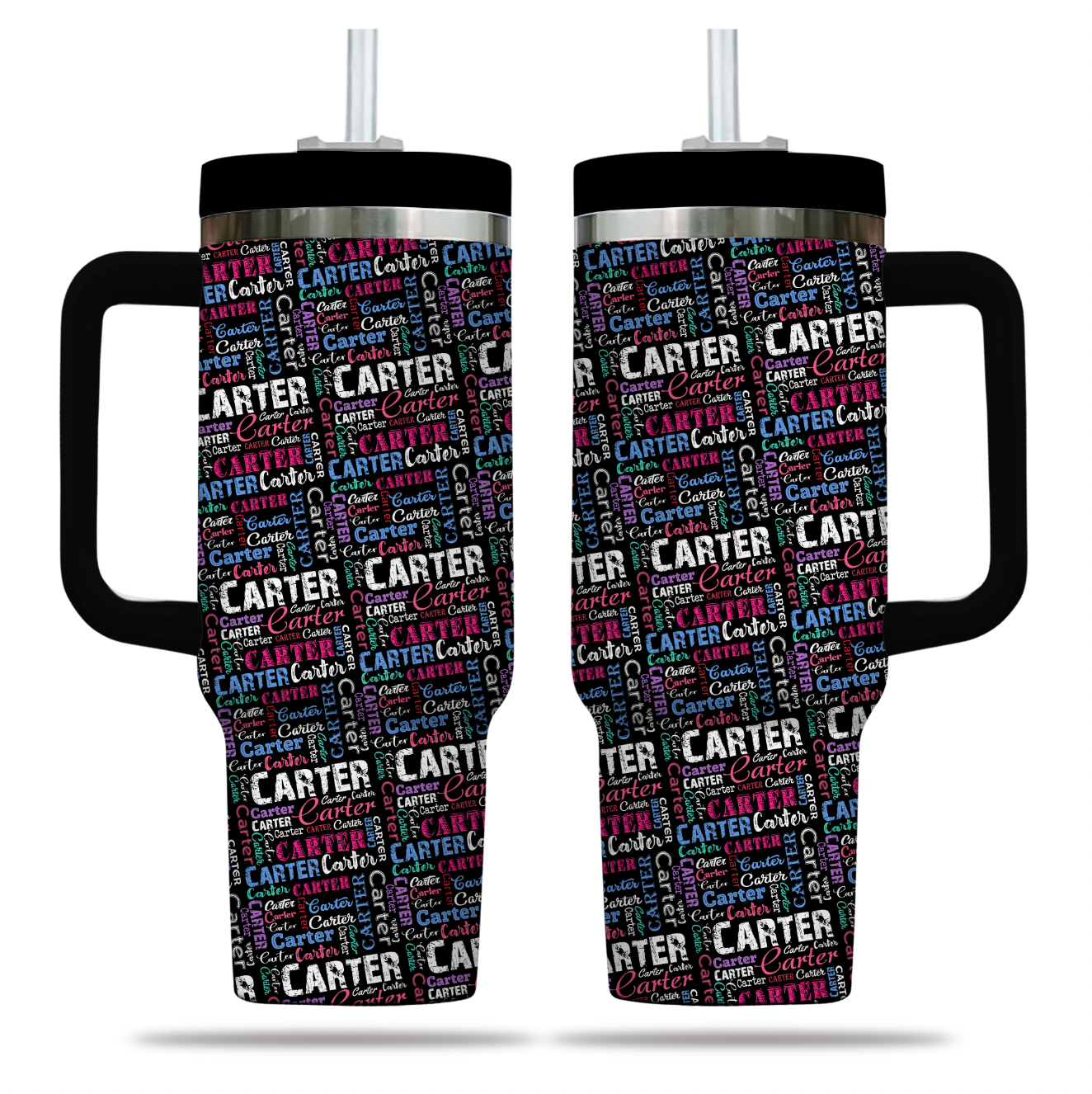 Create Your Own Personalized Large 40oz Tumbler Cup With Your Name