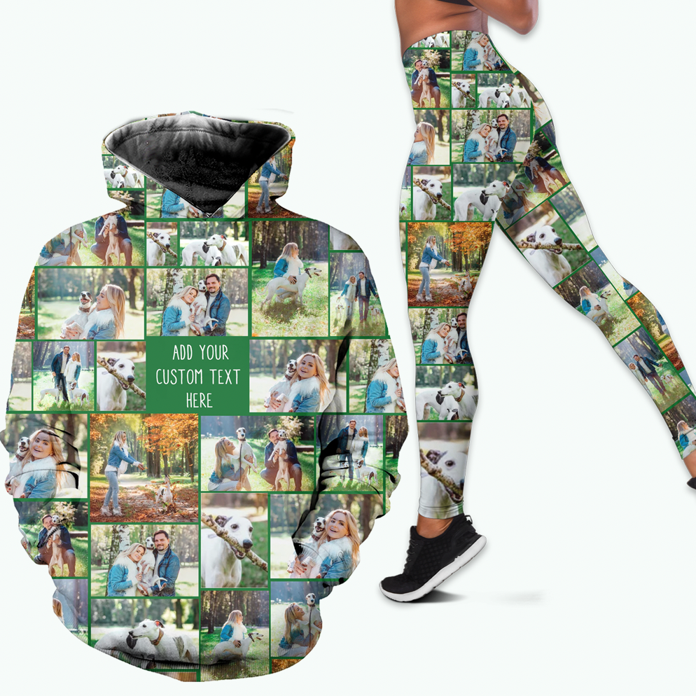 Create Your Own Combo Hoodie and Leggings with Collage Photo & Text