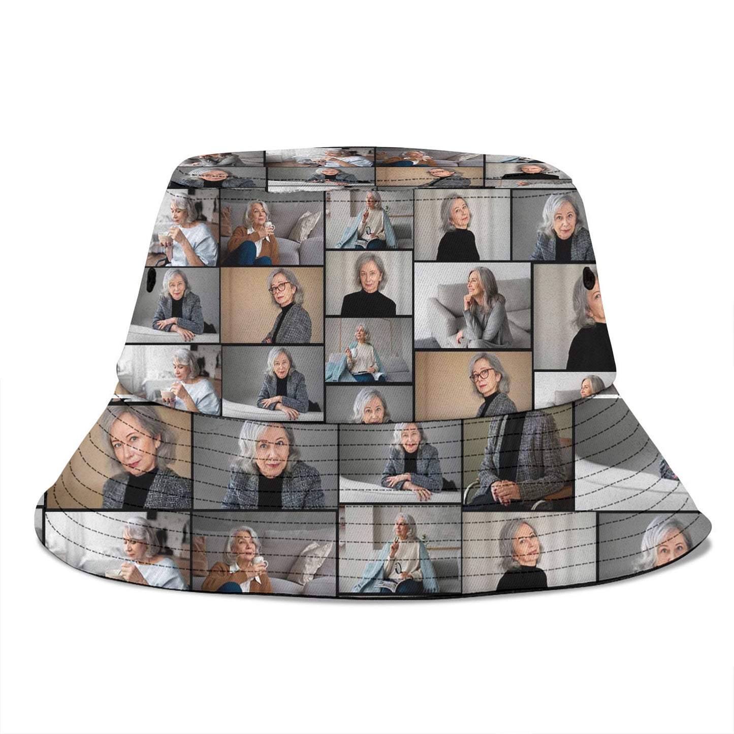 Create Your Own Mom’s AOP Bucket Hat – Photo Collage & Custom Text