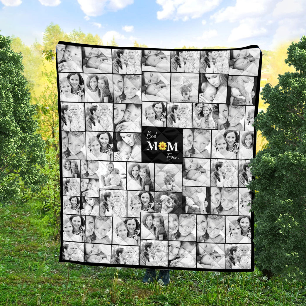 Create Your Own Mom’s AOP Quilt – Photo Collage & Custom Text