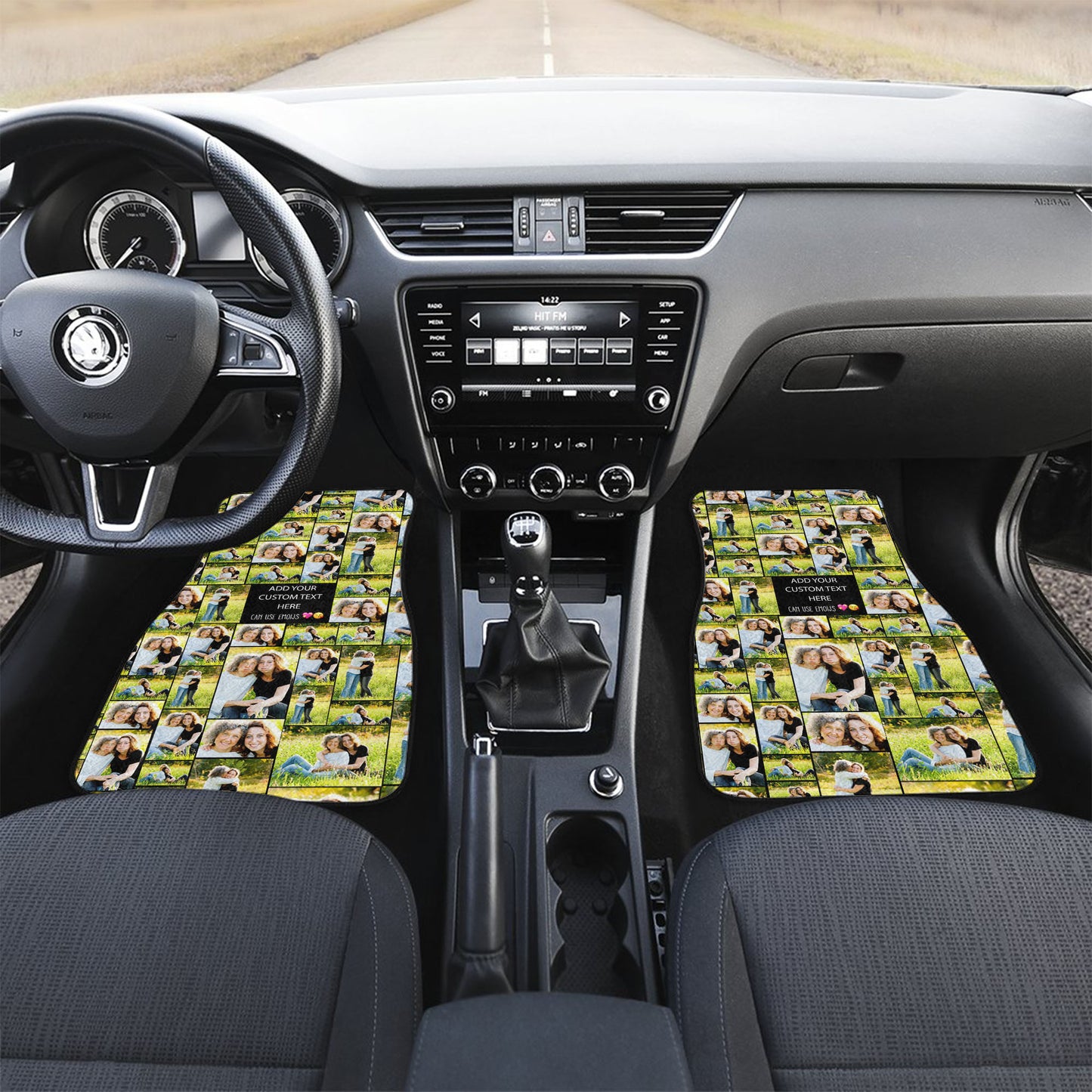Create Your Own Mom’s Car Seat Covers & Car Floor Mat – Photo Collage & Custom Text