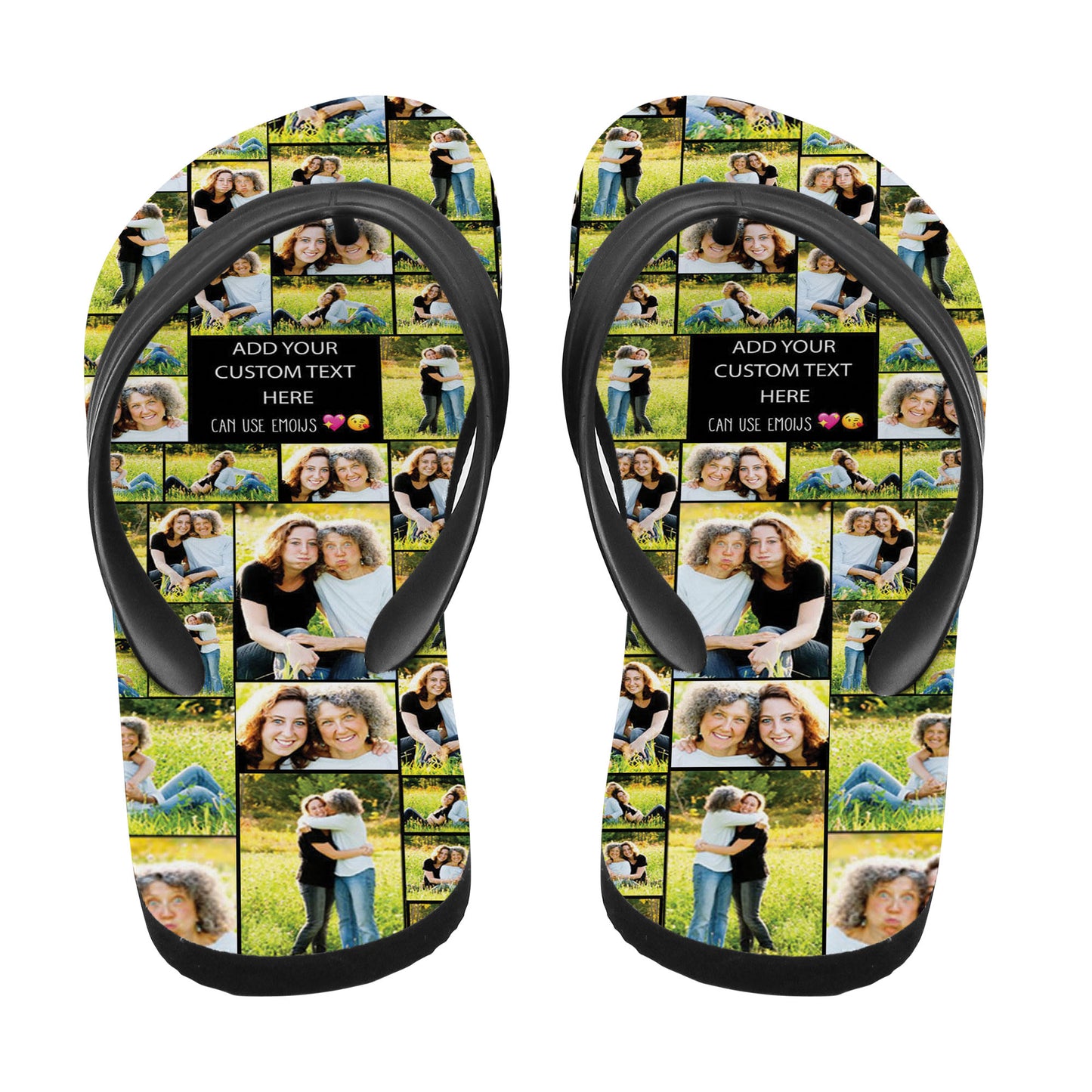 Create Your Own Mom’s Flip-Flops – Photo Collage & Custom Text