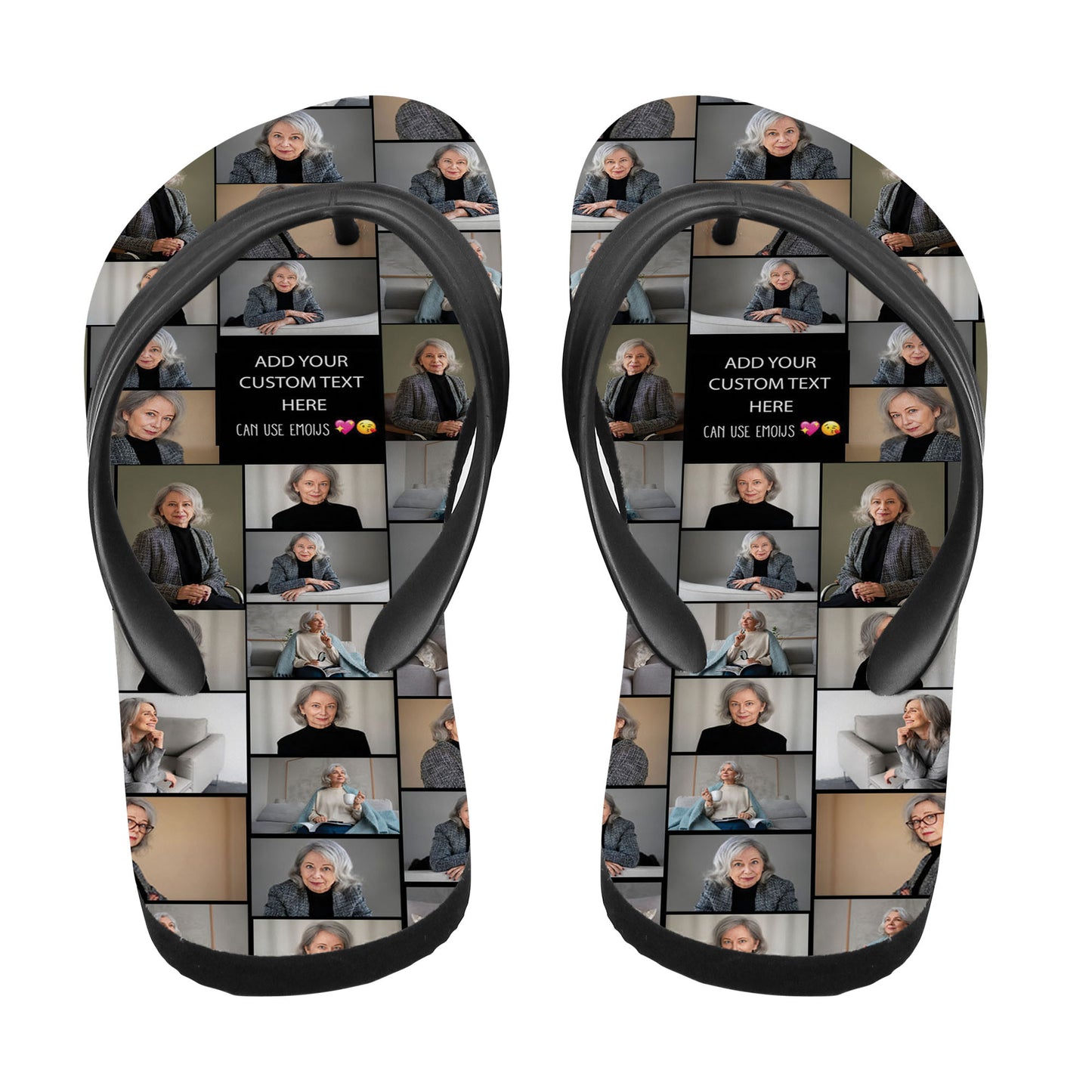 Create Your Own Mom’s Flip-Flops – Photo Collage & Custom Text