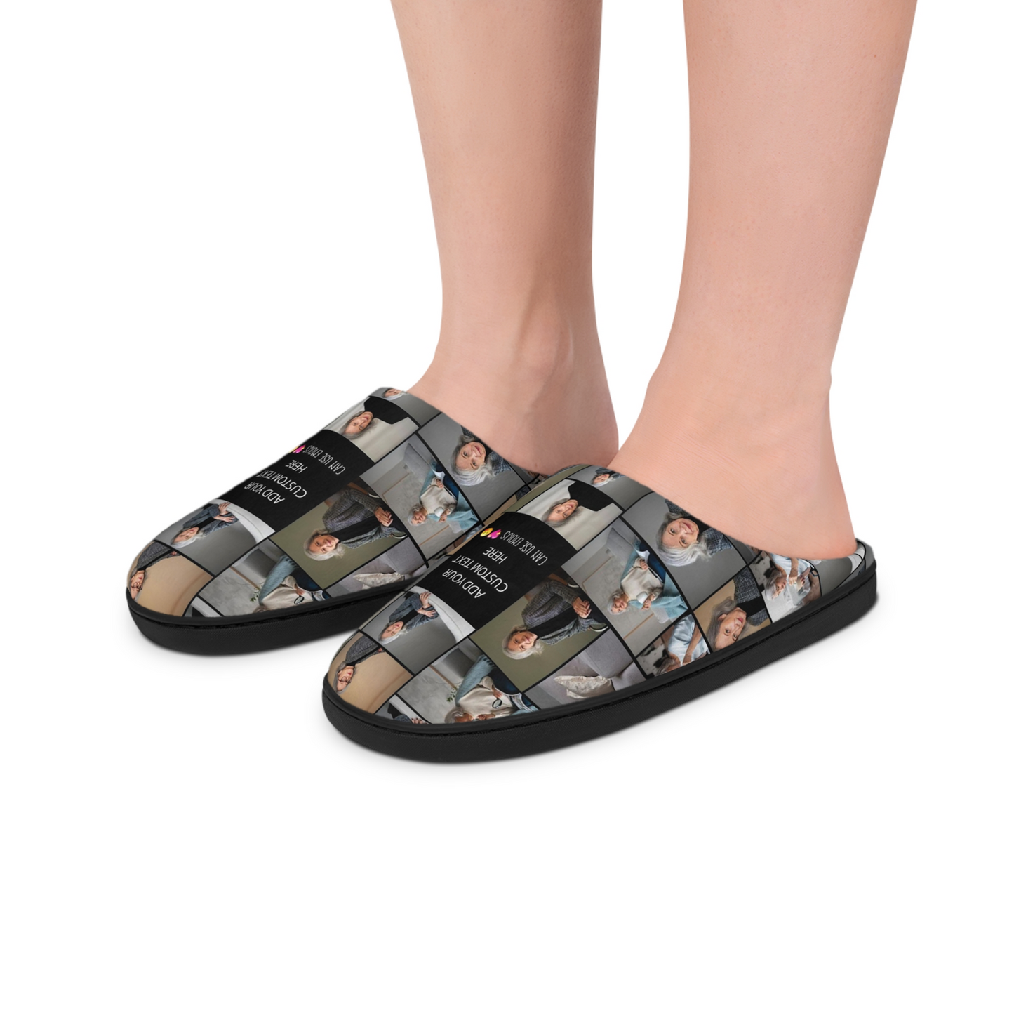 Create Your Own Mom’s In-House Slippers – Photo Collage & Custom Text