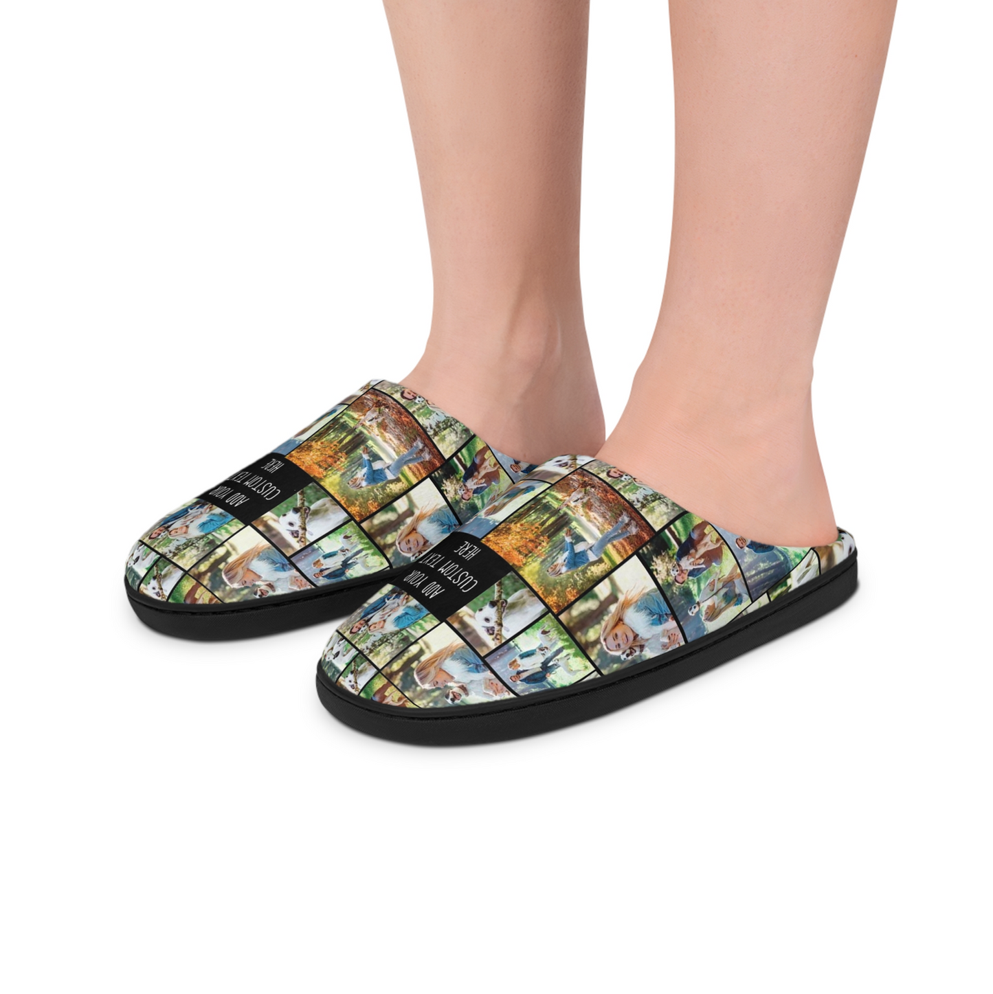 Create Your Own Mom’s In-House Slippers – Photo Collage & Custom Text