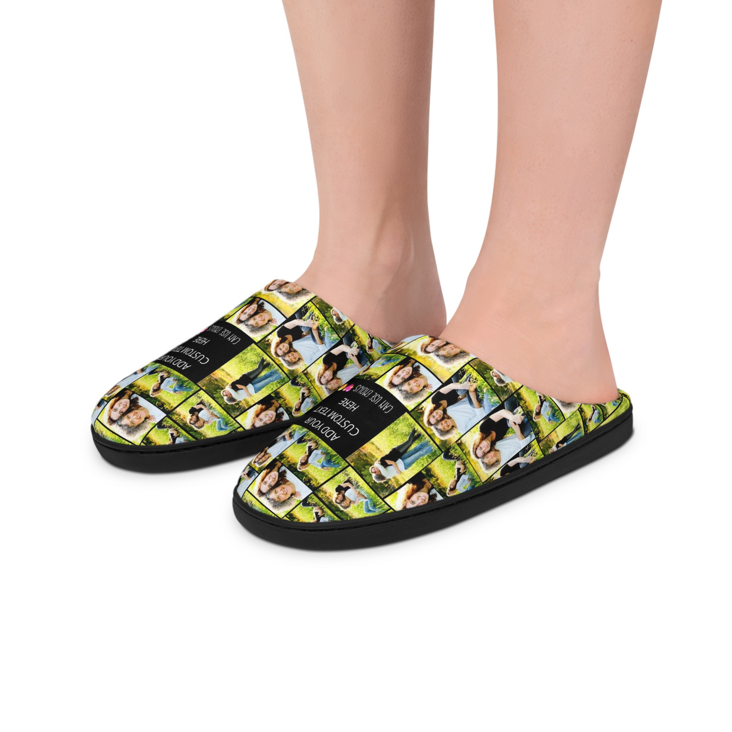 Create Your Own Mom’s In-House Slippers – Photo Collage & Custom Text
