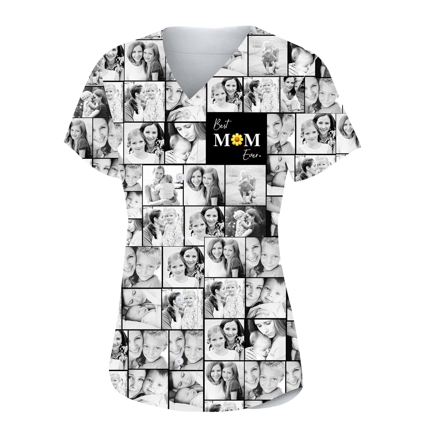 Create Your Own Mom’s 3D Baseball Jersey – Photo Collage & Custom Text