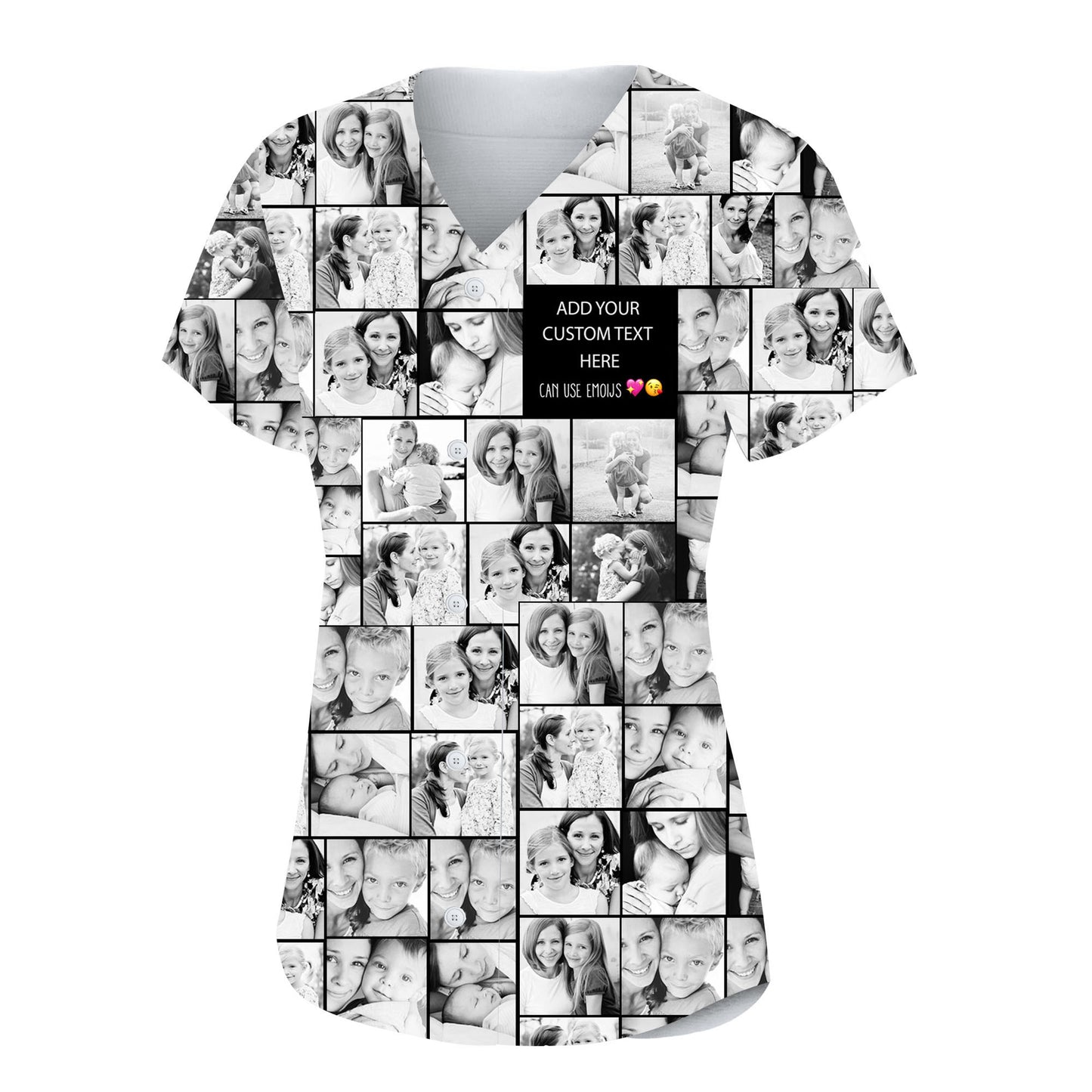 Create Your Own Mom’s 3D Baseball Jersey – Photo Collage & Custom Text