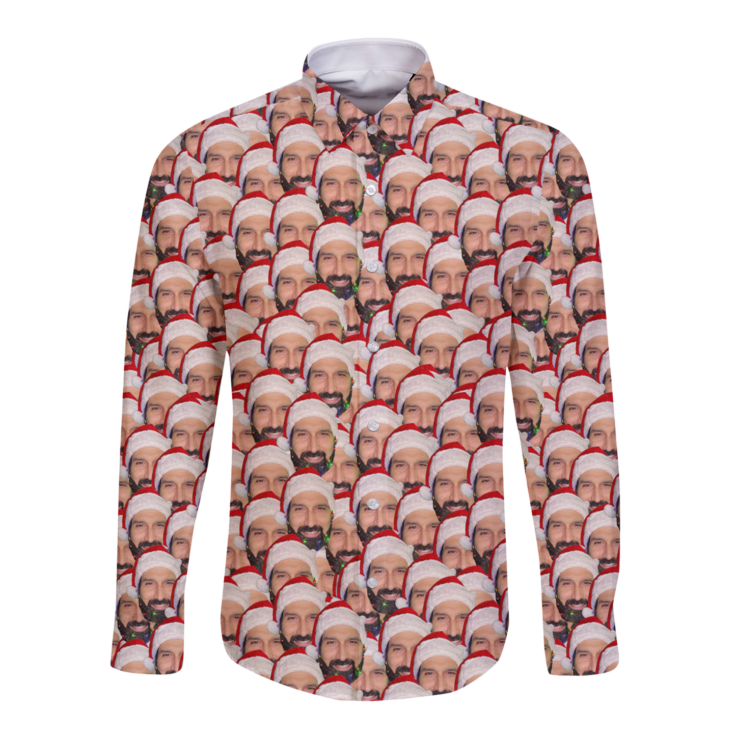 Create a Funny Long Sleeve Hawaiian Shirt with Human or Pet Face on It