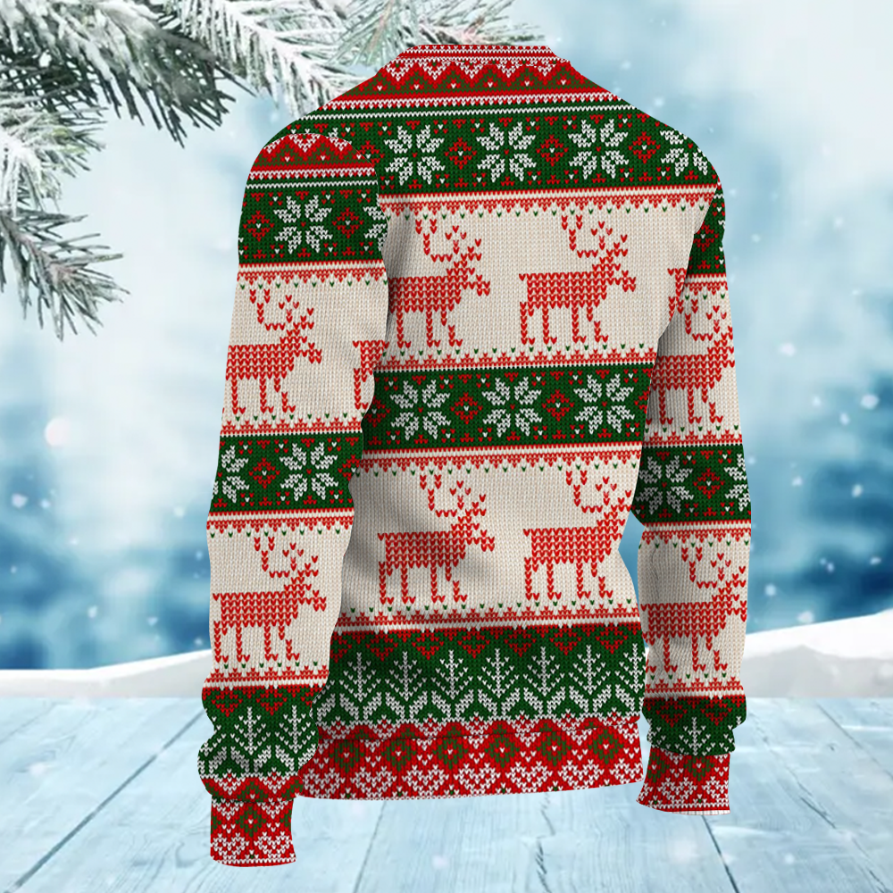 Put Your Photo on Personalized Funny Ugly Christmas Sweater with Picture