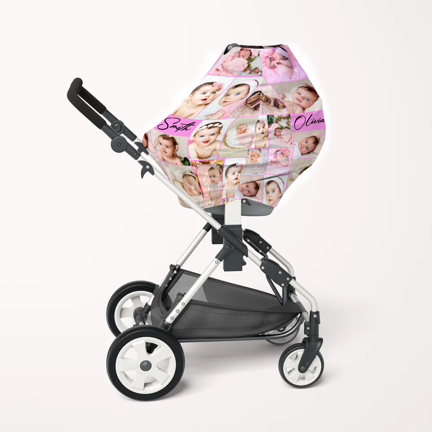 Custom Photo Baby Multi-Use Cover – Create Your Own Baby Multi-Use Cover with Collage Photo & Text