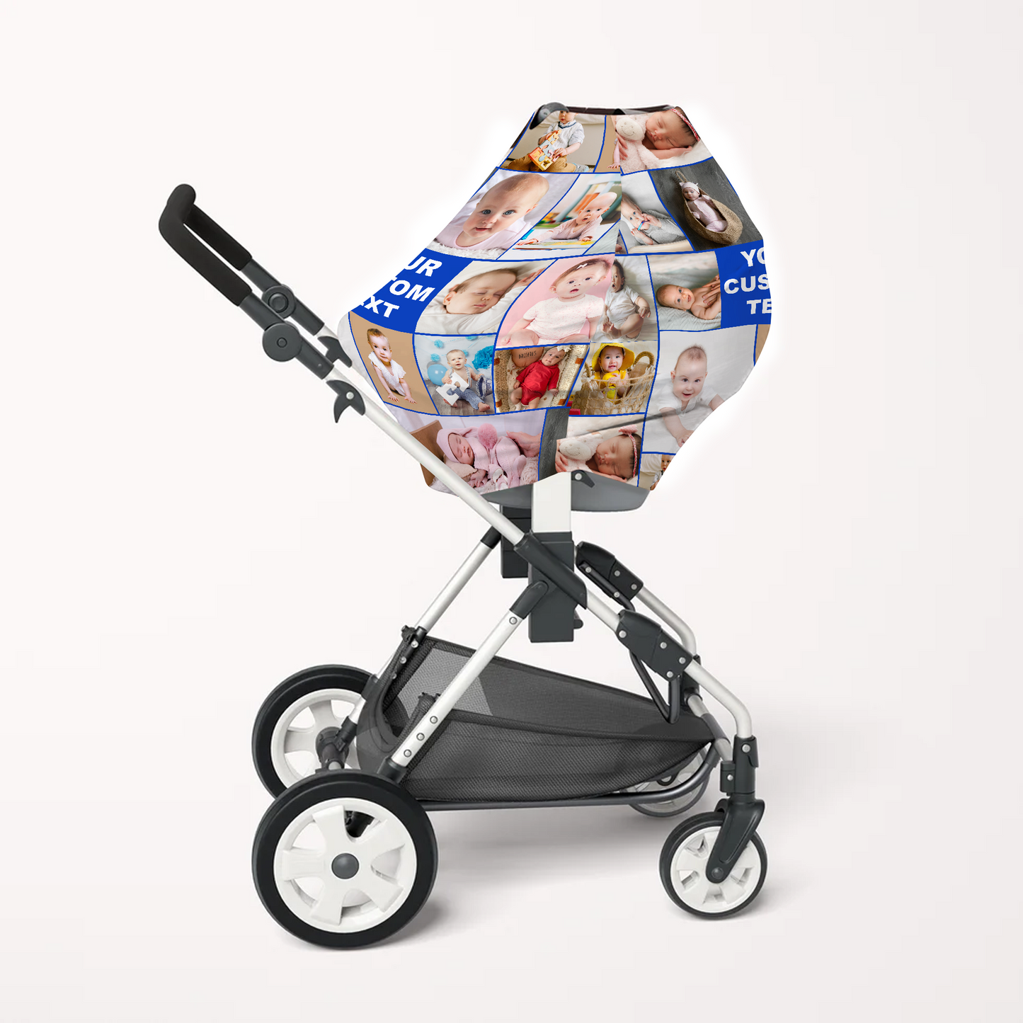 Custom Photo Baby Multi-Use Cover – Create Your Own Baby Multi-Use Cover with Collage Photo & Text