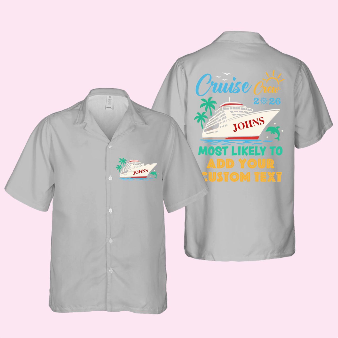 Personalized Most Likely To Cruise Crew Hawaiian Shirt – Custom Funny Matching Hawaiian Shirts for 2026 Trip