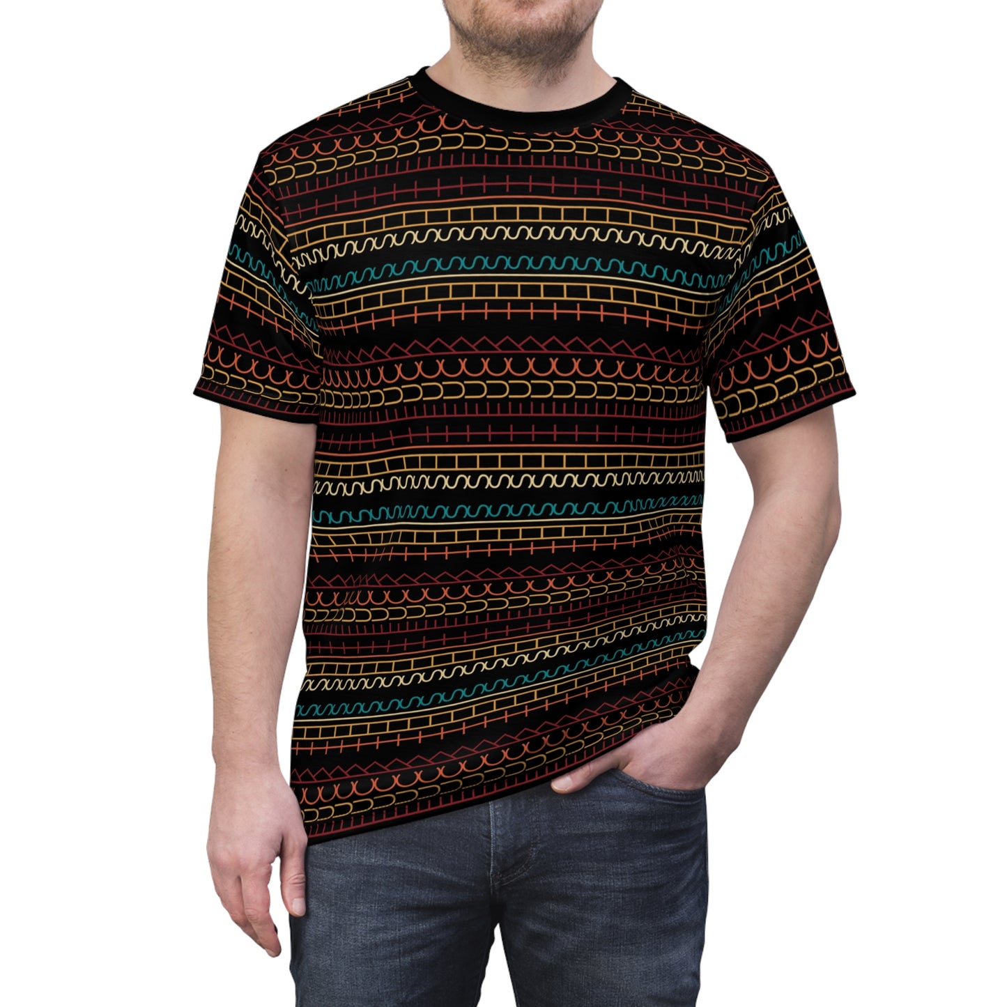 Retro FTS Funny Hidden Message AOP T-Shirt – Sarcastic Funny Tee – Bold Mood Statement Shirt