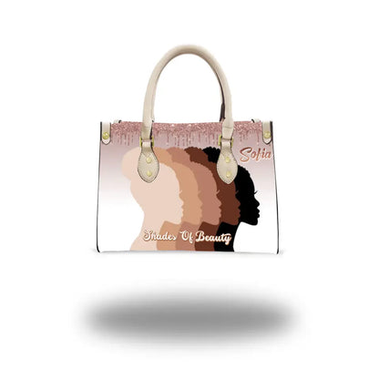 Custom Name Afro Melanin African American Girl Hand Bags for Black Queens