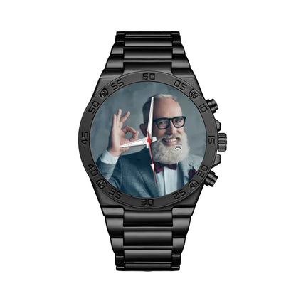 Mockup Gentleman Stainless Steel Watch