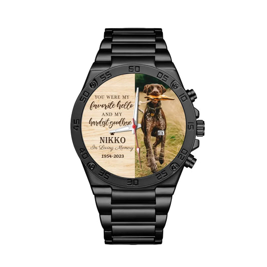 Mockup Gentleman Stainless Steel Watch